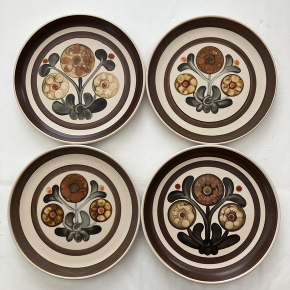 Salad Plate Mayflower by DENBY-LANGLEY Set of 4 - Picture 8 of 8